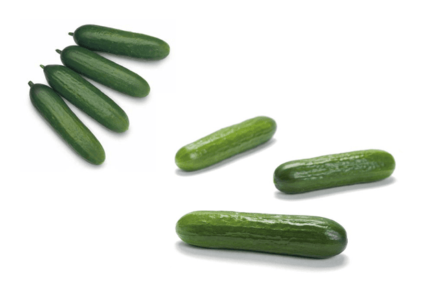 Snack mini cocktail cucumbers