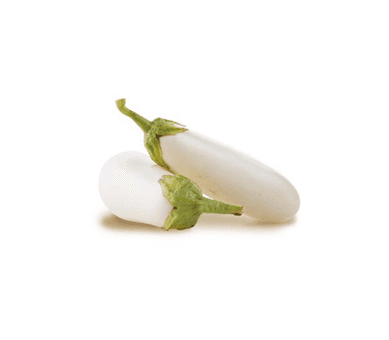 Oval White Eggplant