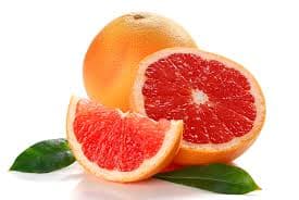Fresh Star Ruby grapefruit with rich red pulp and skin